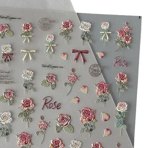 Мини мультяшные наклейки прозрачные