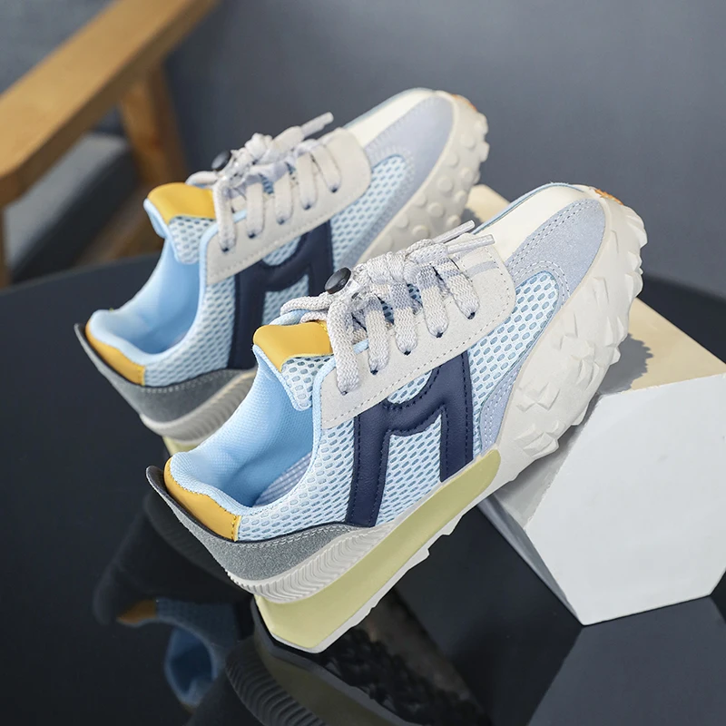 2023 Children's Sports Running Shoes Boys and Girls' Training Golf Shoes Children's Non-slip Golf Walking Shoes Size 22-36