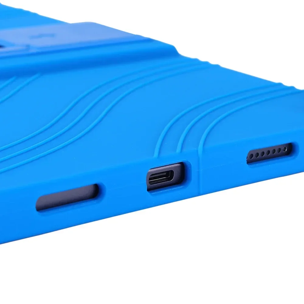 Фото Силиконовый чехол с 4 утолщенными углами и подставкой для Teclast T50 Max T50HD 11 дюймов, мягкий противоударный защитный чехол, детская безопасность №4