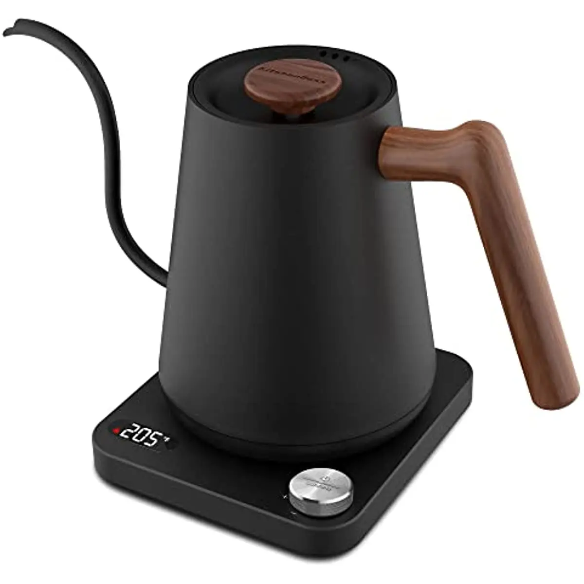 

Электрический чайник с гусиной шеей: кухонный чайник с контролем температуры на 1 литр, 1350 Вт, быстро нагревается и сохраняет тепло