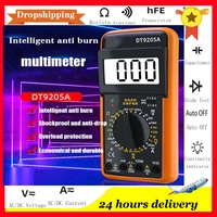 dt9205a digital display multimeter hand held electronic high precision ac dc voltage current resistance capacitance hfe tester