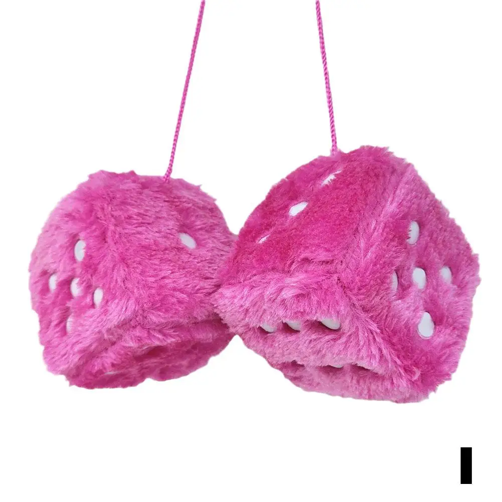 

2 шт. большие длинные волосы горячее тиснение точечные кости плюшевые игрушки кубик подвеска автомобильное украшение сито аниме Автомобильные украшения аксессуары авто подвеска