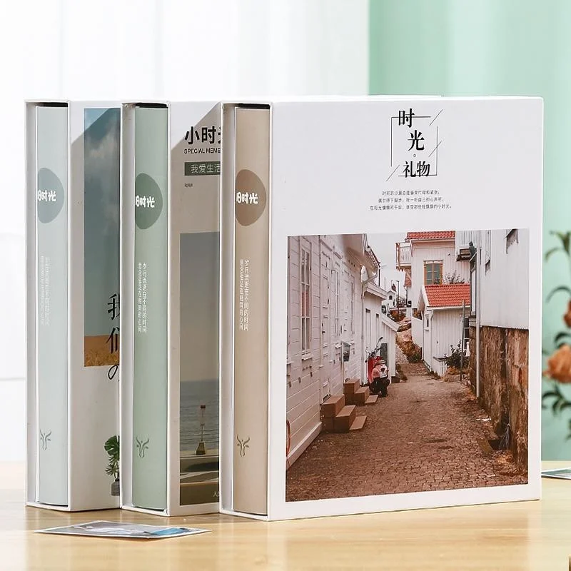 

Photo album storage album 5 "6" 7 "200 pieces of plastic foldout family book simple couple album