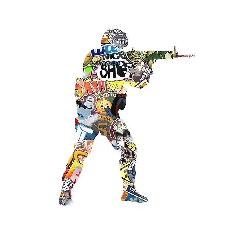 Наклейки на бампер автомобиля или мотоцикла 13 х10 см