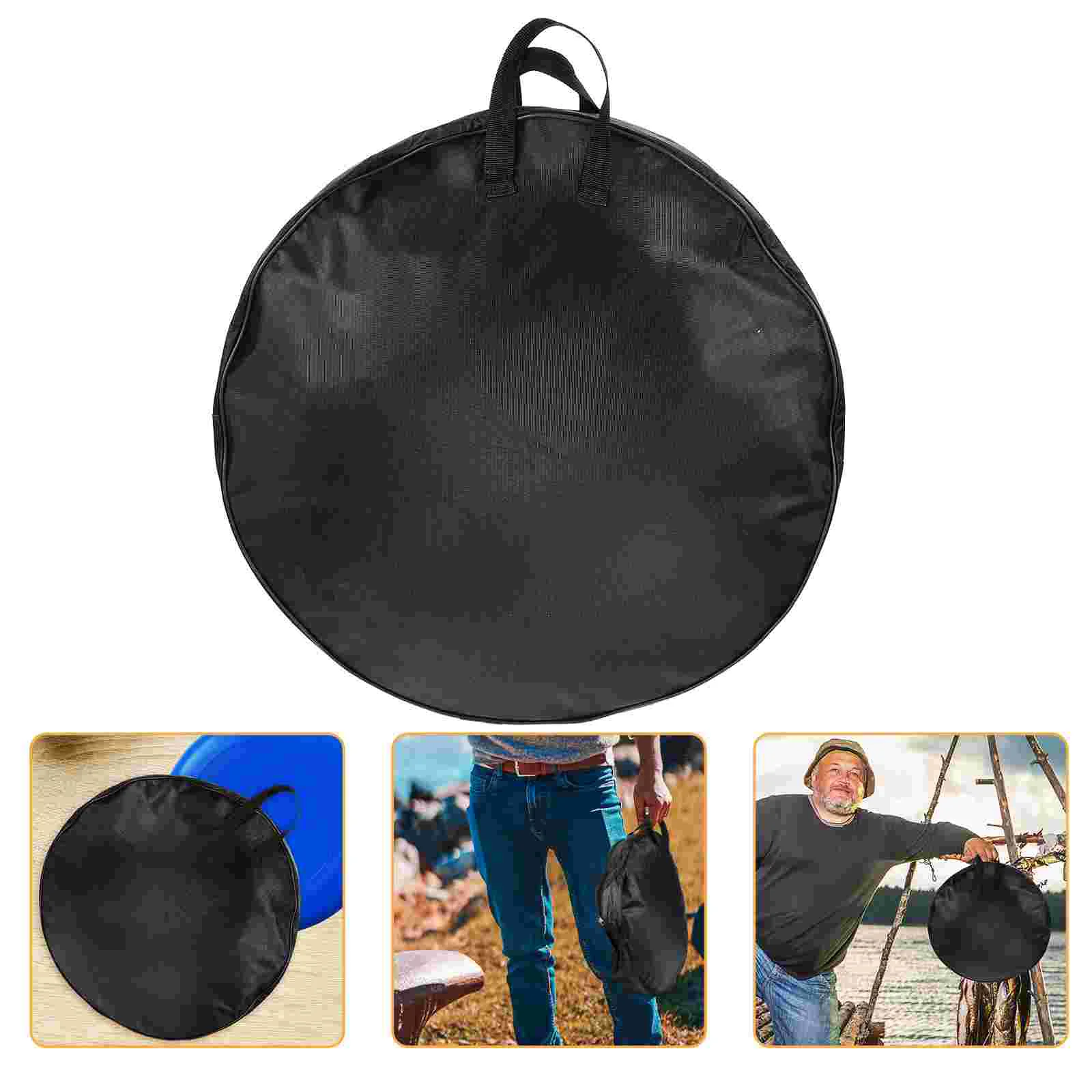 

Fishing Net Organizer Bag Multi-function Casting Net Bag Zipper Fishing Bag Portable Fishing Net Pouch
