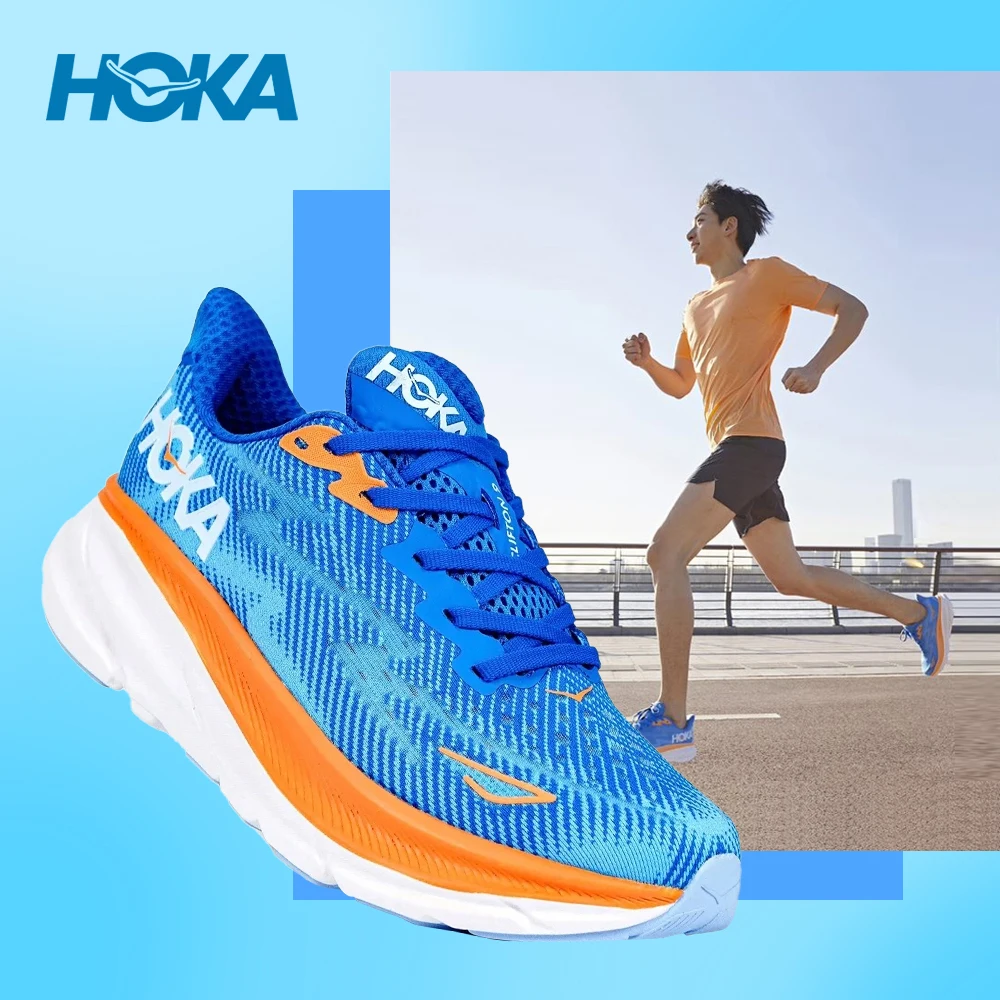 Кроссовки Hoka Clifton 9 мужские и женские легкие дышащие амортизирующие для бега