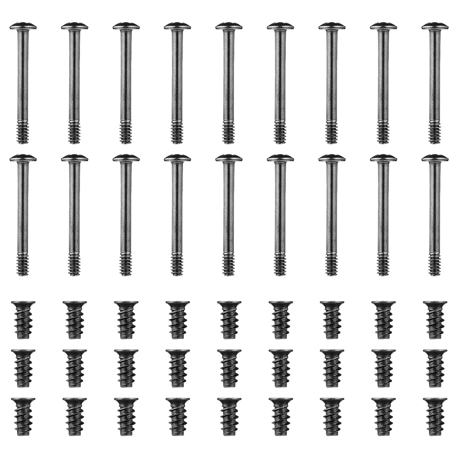 

60 Pcs Set Stainless Steel Cooler Screw Case Fan Suite Carbon Screws Cooling Mount Computer