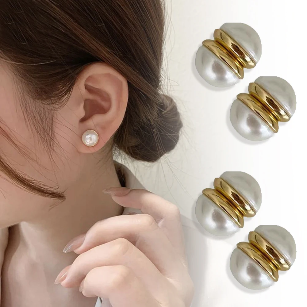 

Magnet Ear Clips Magnetic Stud Earrings Fashion Jewelry Non Piercing Jewelry Pierced Fake Earrings Easy Use Clip Earrings