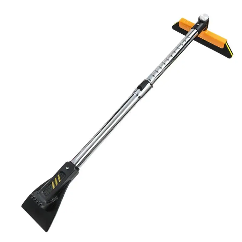 

Ice Scraper For Car Windshield Extendable Windshield Ice Scraper With 360 Rotating Brush Car Care Products For Removing Snow For