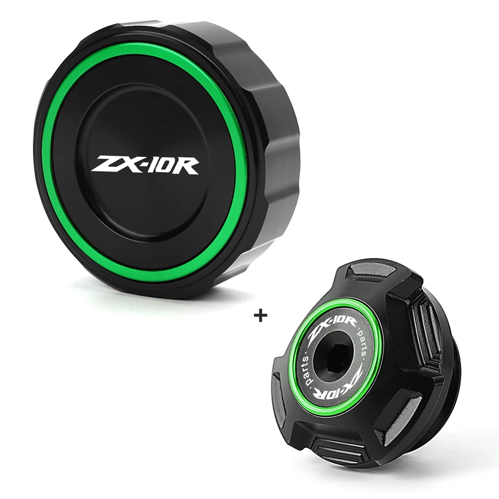 

Для Kawasaki Ninja ZX6R ZX636 ZX10R ZX-6R ZX-10R zx6r zx10r мотоциклетная передняя крышка бачка тормозной жидкости крышка заливной горловины моторного масла