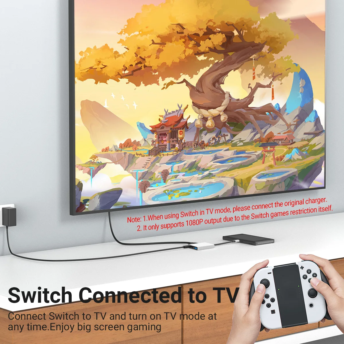 Док-станция для телевизора и видеозахвата с портами HDMI1.4 + USB3.0 PD TYPE-C