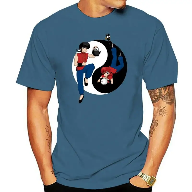 

Ranma 1/2 Camiseta Round Neck Custom Men's Retro Natural Cotton S-6XL Tee Shirt Popular Nice Short-sleeved Summer Breathable