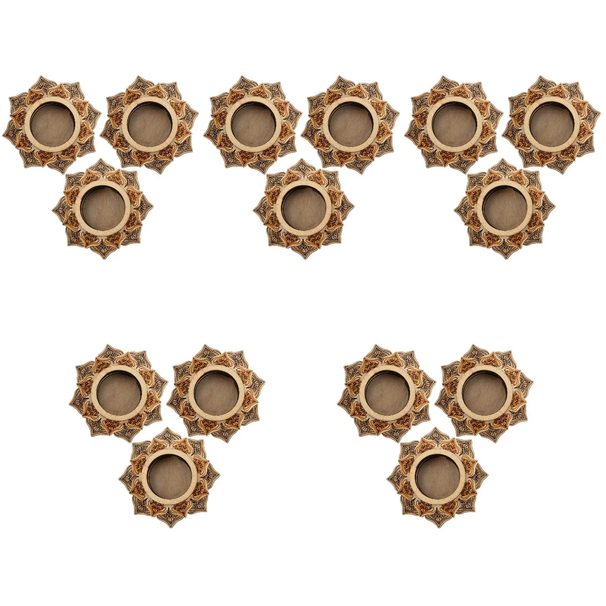 

Crystal Standsphere Mini Mandala Holder Globe Wood Holders Display Flowerbases Chakrawooden