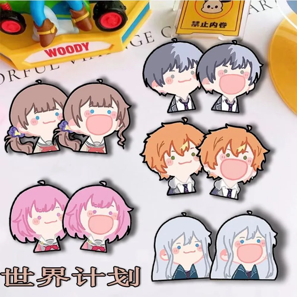 Аниме проект Sekai Yoizaki Kanade Shinonome Akito значок брошь на булавке одежда украшение для