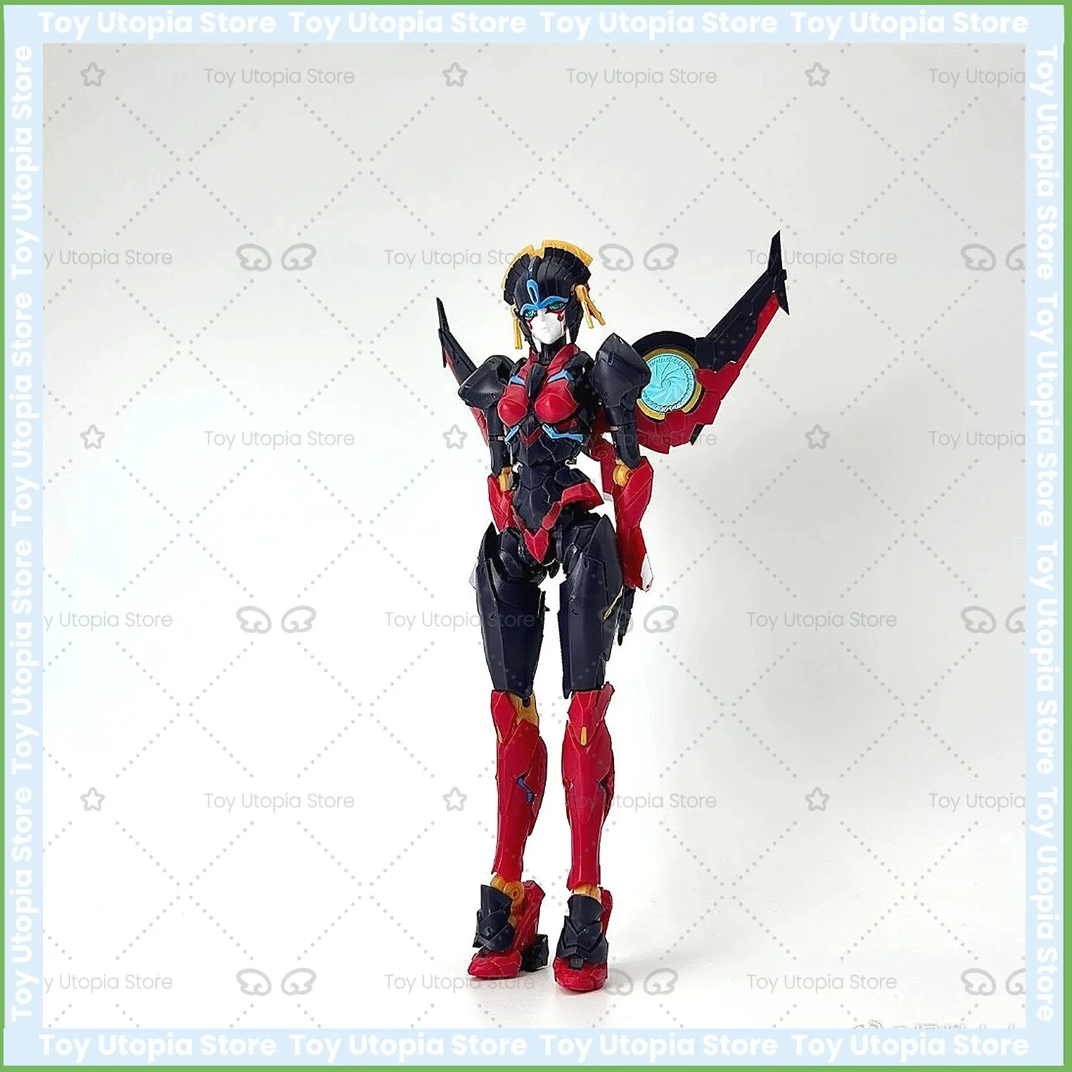 Фото Трансформируемая фигурка MD004 KO RIOBOT Windblade, модель робота из литого металла, 7,8 дюйма, с подвижными суставами, коллекционный подарок №5