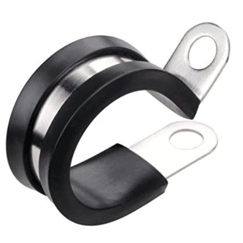 

Ходовой товар, зажим для кабеля, трубный зажим из нержавеющей стали, телефон с резиновым зажимом