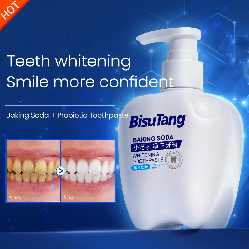 

Probiotics Fresh Toothpaste Sea Salt Mint Flavored Baking Soda Whitening Toothpaste, Clean Breath, Remove Bad Breath Toothpaste