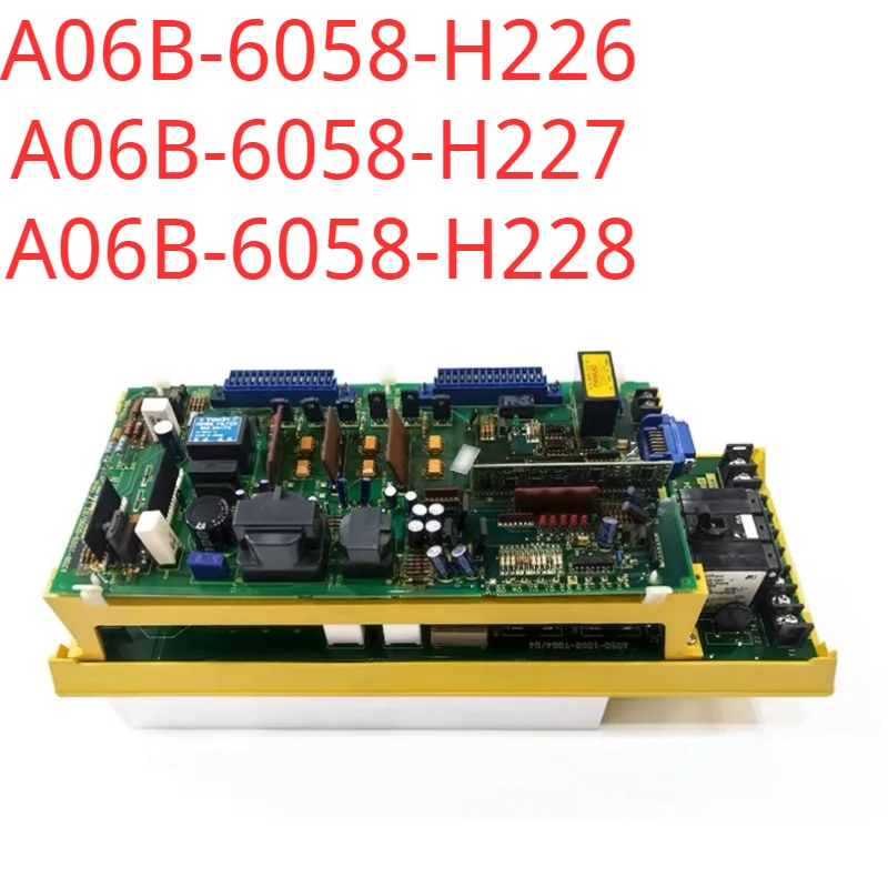A06B-6058-H226 A06B-6058-H227 A06B-6058-H228 б/у-ручная проверка ок сервопривода в хорошем состоянии