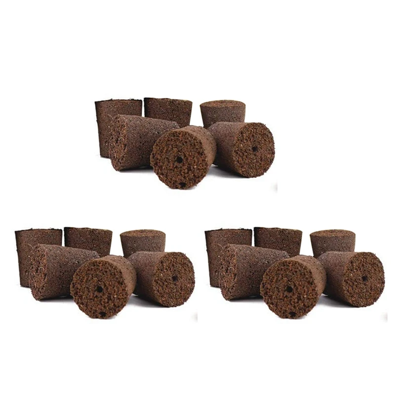 

48X Plant Grow Sponges For Garden Hydroponic Indoor Garden Smart Sponge With Nutrients, Replacement Grow Pod