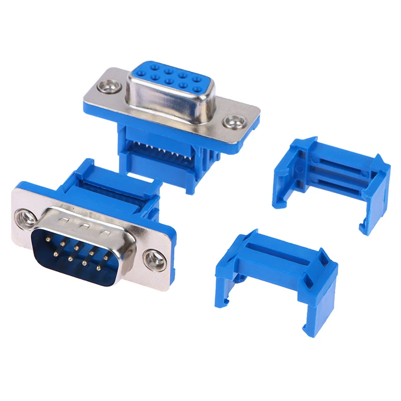 

DIDC9 DB9 Female Serial Port Male IDC Crimp Type D-Sub RS232 COM Connecters 9Pin Socket Adapter For Ribbon Cable