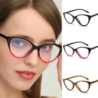 fashion women cat eye glasses computer glasses frame vintage round clear glasses optical spectacle eyewear marcos de lentes