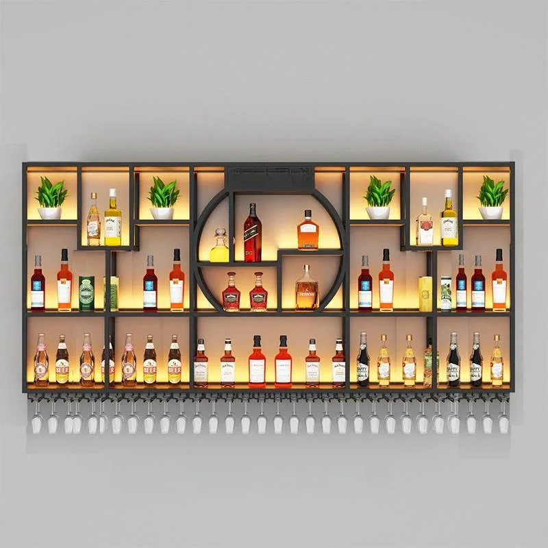 Простой шкаф для хранения барный сборка минималистичный органайзер ресторана