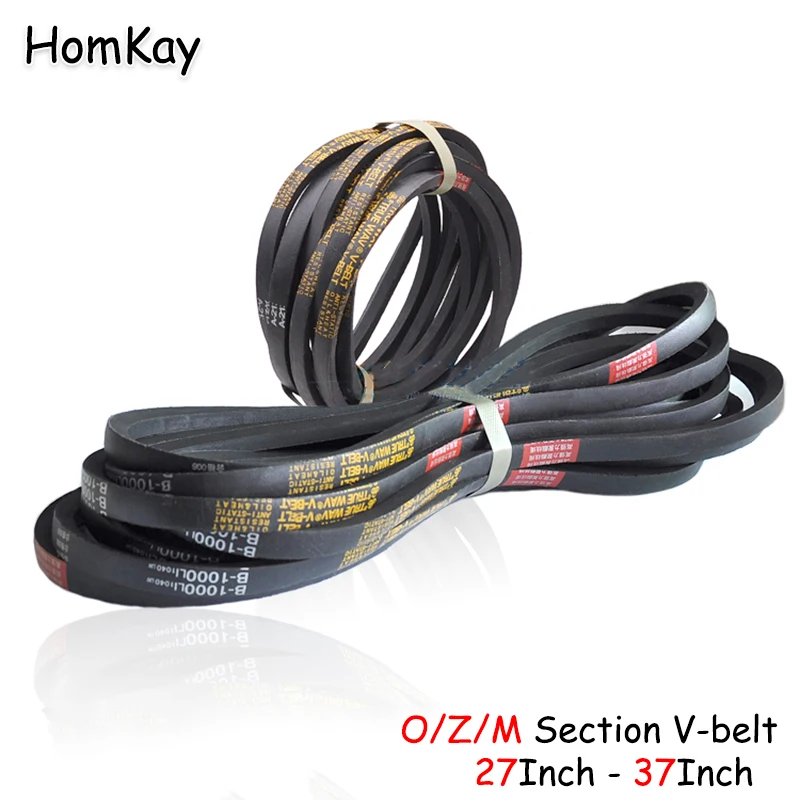 

O/Z Section V-belt Rubber Triangle Belt 9.5x6mm 27" 28" 29" to 37 Inch Transmission Belts for Industrial Agricultural Mechanical