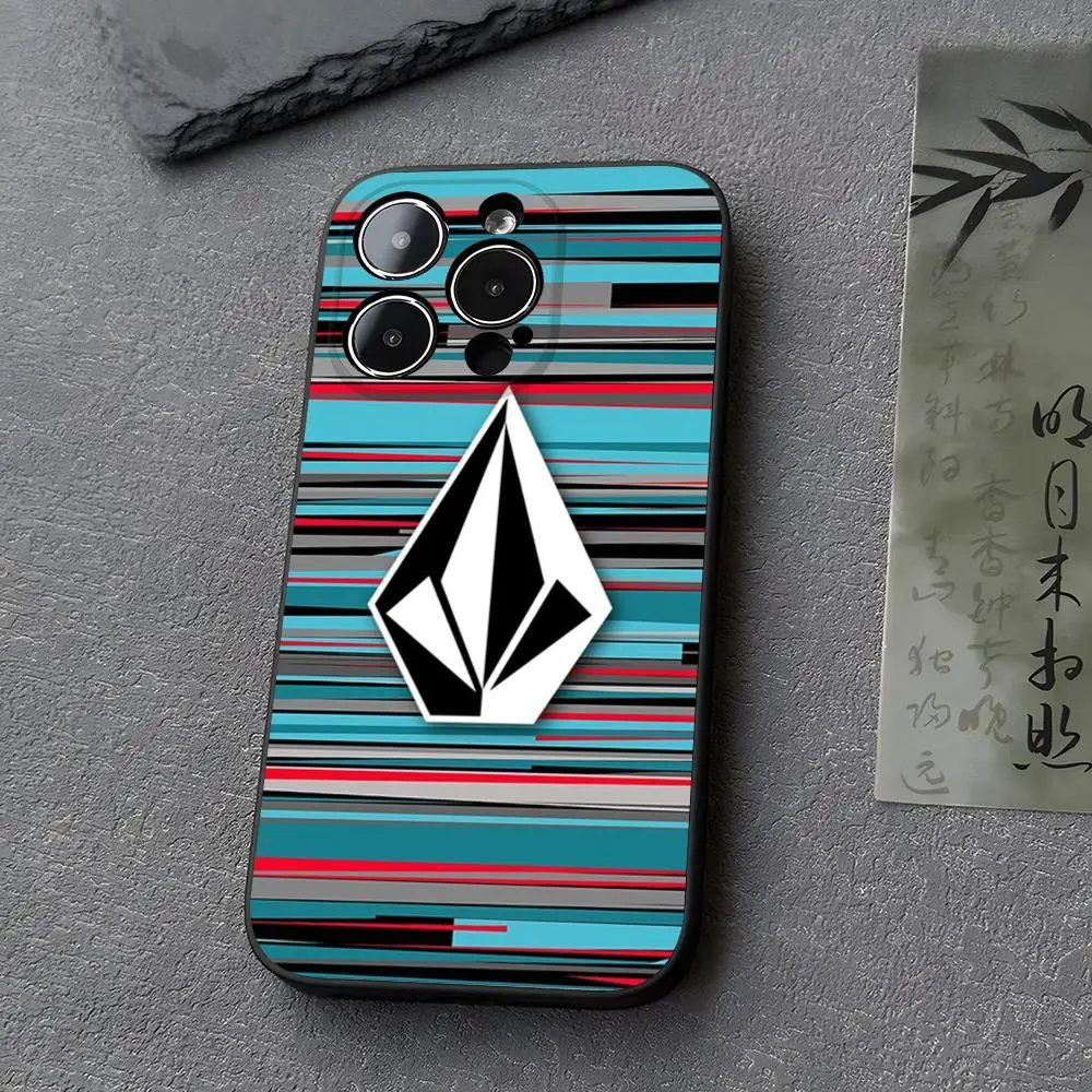 Роскошный чехол V-VolcomS для телефона iphone 14 13 11 15ProMax 12 Pro Xs Max Mini Xr X 7 8 6 6s Plus чехлы