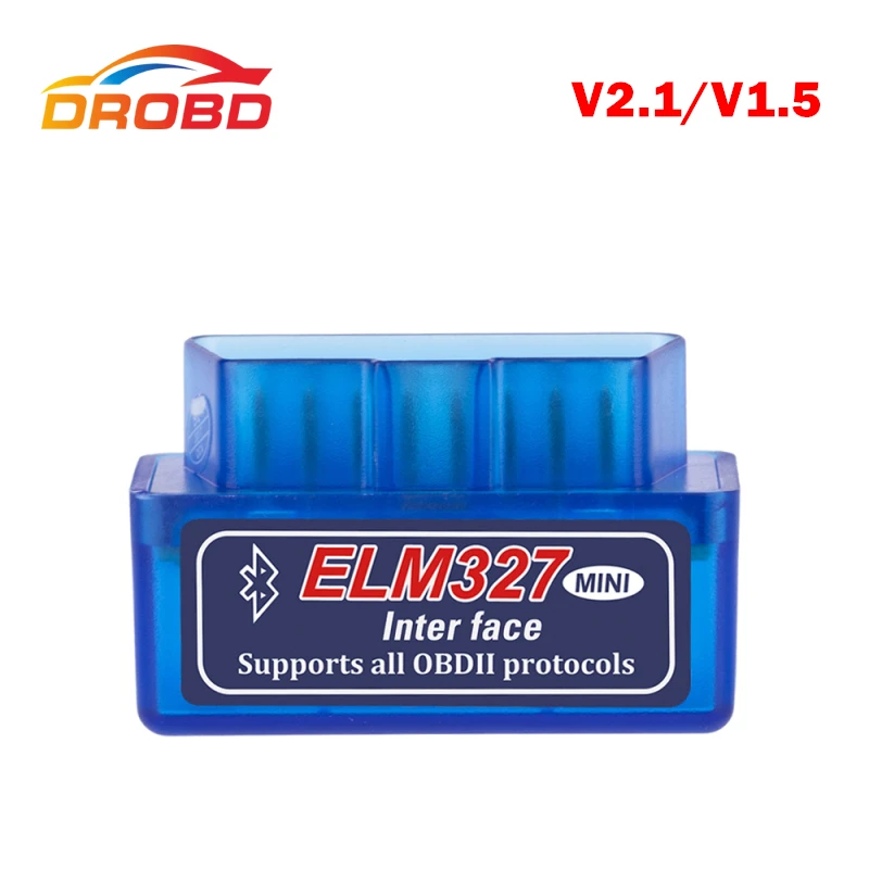 

Super Mini ELM327 Bluetooth V2.1 / V1.5 OBD2 Scanner Car Diagnostic Tool ELM 327 Bluetooth for Android Automotive Scanner