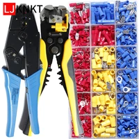 hand tool crimping fitter plier cable wire quick connector tube electrical terminals plug pressing spade cable splice crimp lugs
