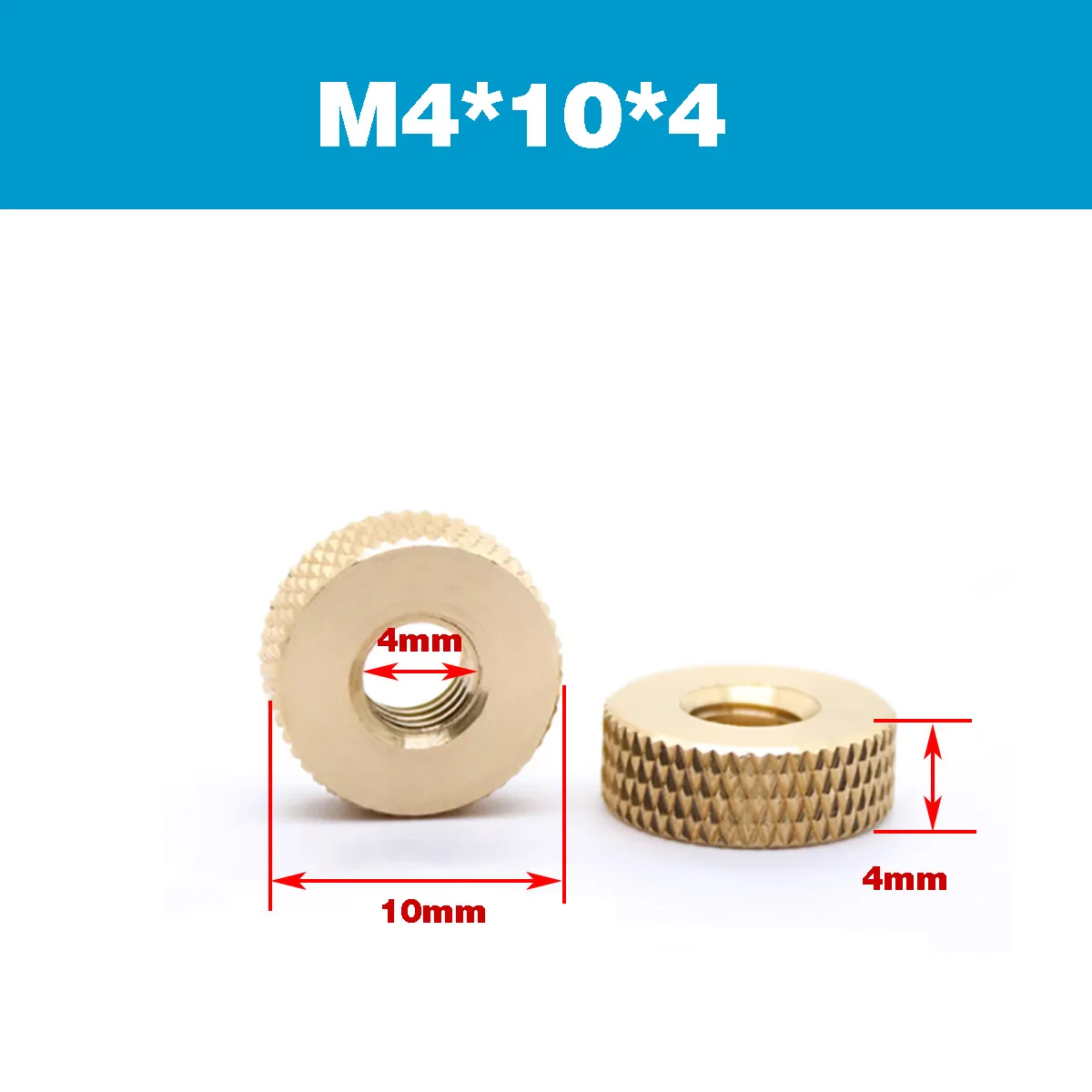 

Латунная рифленая ручная гайка/сетчатая гайка