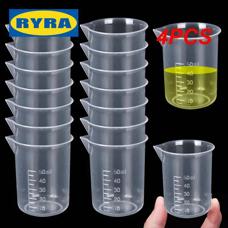 

4PCS Measuring Jug With Graduated Quality Tools And Scales For Measuring Tools Pp Standard For Measuring Tools Measurement Tools