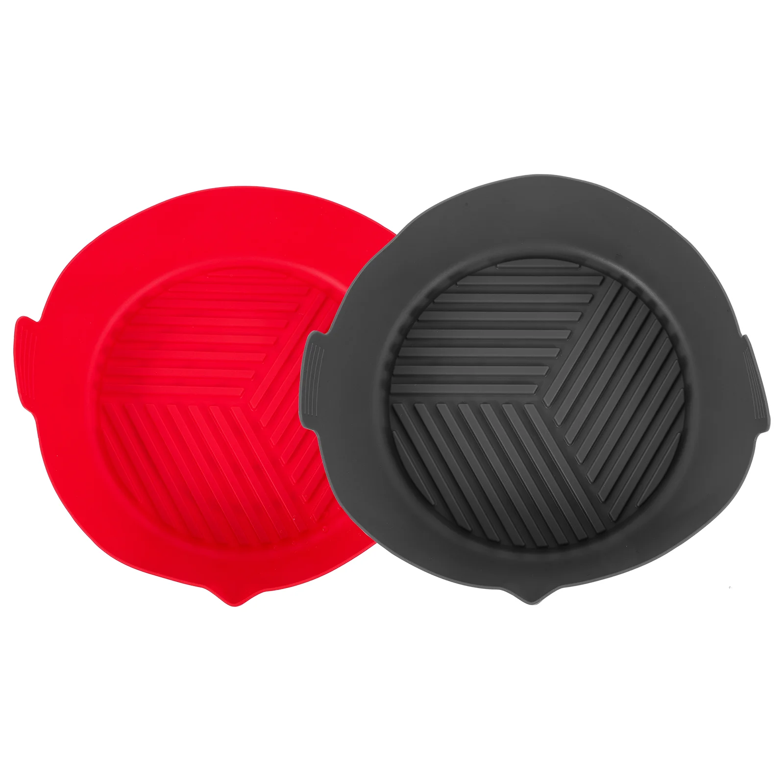

2Pcs Air Fryer Tray Oven Air Fryer Silicone Mat Silicone Baking Tray for Baking Storage Kitchen