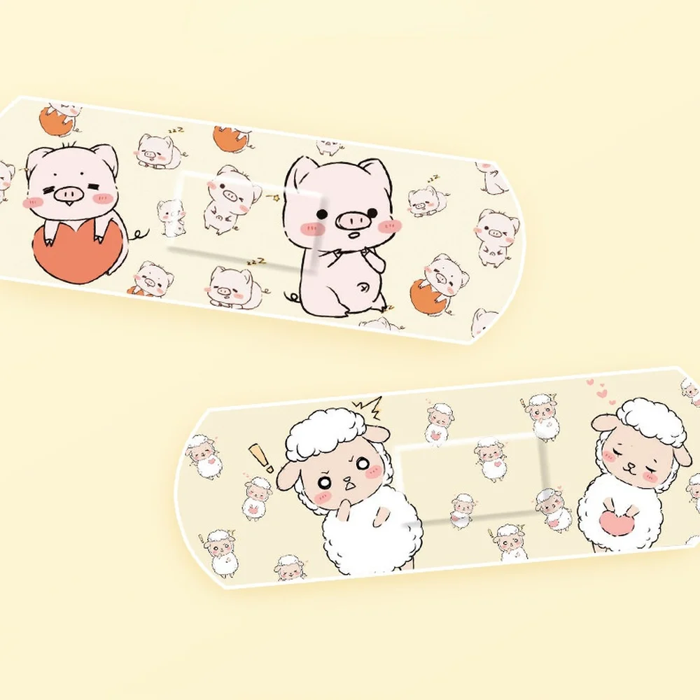 

120PCs Cartoon Bandages Adhesive Sticker Wound Plaster Student Emergency Bandages First Aid Supplies