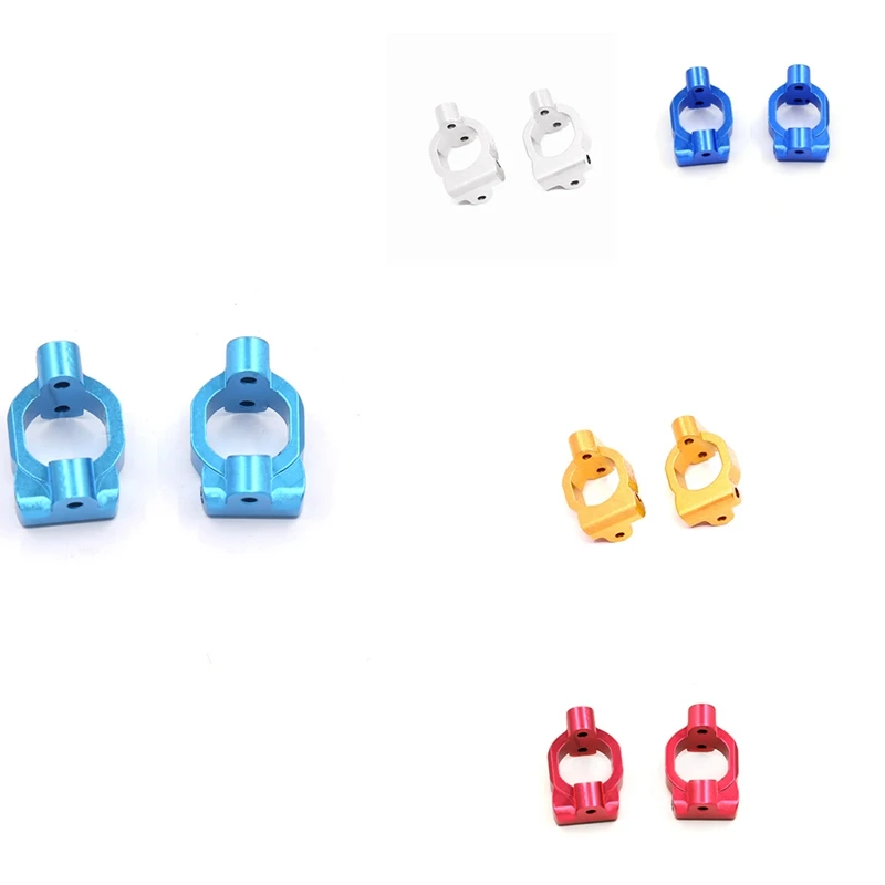

2Pcs Aluminum Alloy Front C Hub Carrier Caster Block C Seat for Wltoys 104001 1/10 RC Car Upgrade Accessories