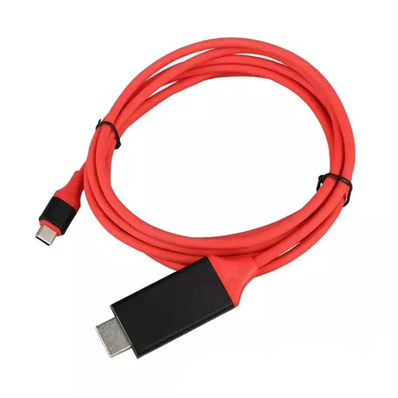 2 м USB C к HDMI-совместимый кабель типа для MacBook Samsung Galaxy S9/S8/Note 9 Huawei P20 Pro USB-C адаптер |