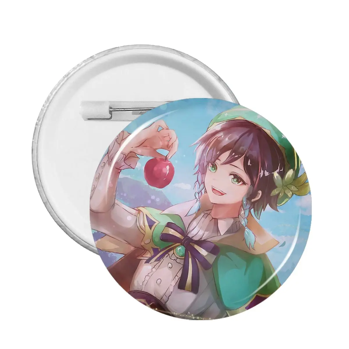 

Броши для одежды Genshin Impact Adventure Game Barbatos, металлические значки для влюбленных