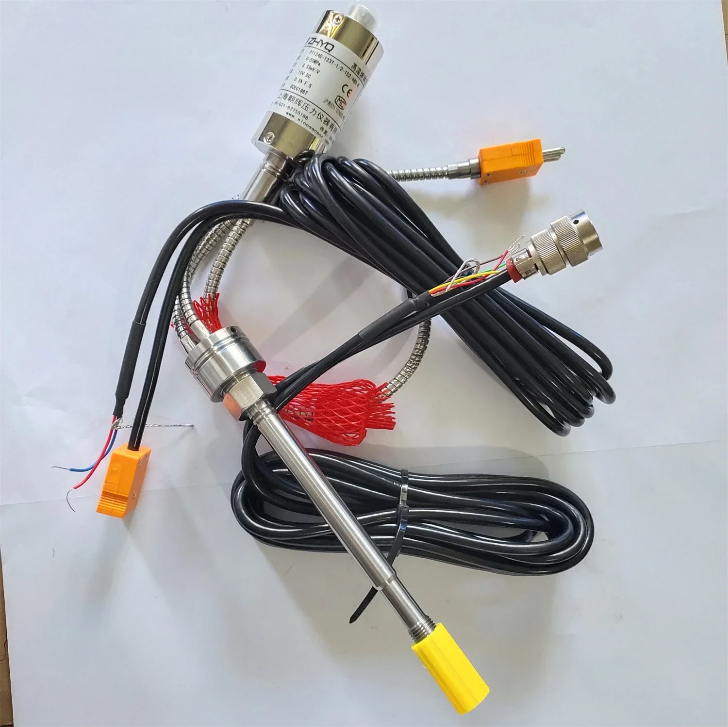 ZHYQ PT124G-123T-50Mpa-1/2-20UNF-152/460 Датчик давления расплава 6 контактов 50 МПа Выход 3 33 мВ/В