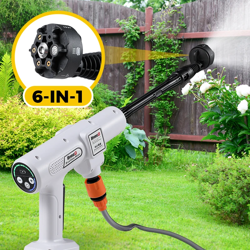 Бар бесщеточная Электрическая Мойка высокого давления 6 в 1 беспроводной водяной