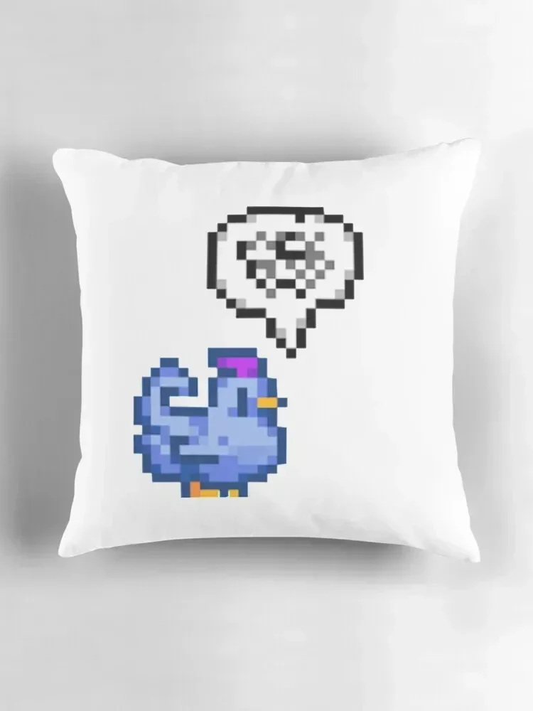 Grumpy Blue Chicken Stardew Valley декоративная подушка декоративные наволочки для дивана
