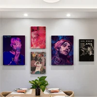hip hop rapper lil peep classic movie posters decoracion painting wall art kraft paper stickers wall painting