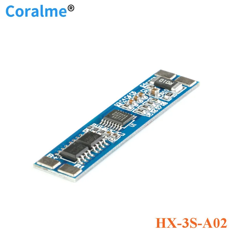 

3S 12V 8A Li-ion 18650 Lithium Battery Charger Protection Board 11.1V 12.6V 10A BMS Charger Protection Board