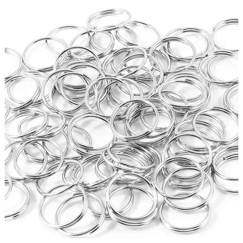 

1 3/8 дюймовые раздельные кольца для ключей, прочные раздельные кольца для ключей, 50 шт. в упаковке, простая установка, простота в использовании