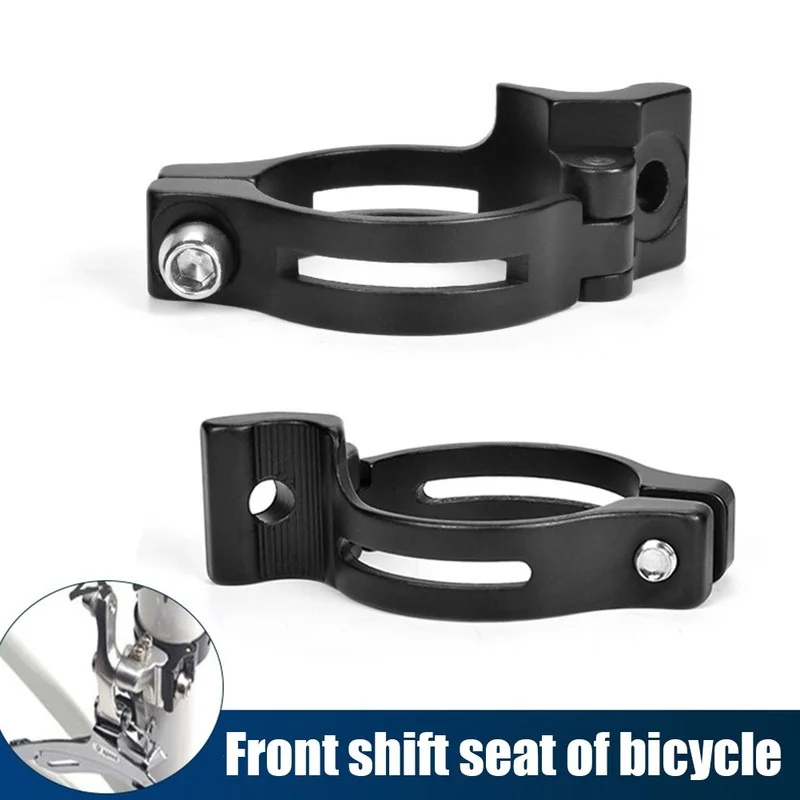 

1 pcs 34.9/31.8mm Aluminum Alloy Bicycle Front Derailleur Clamp Ring Converter