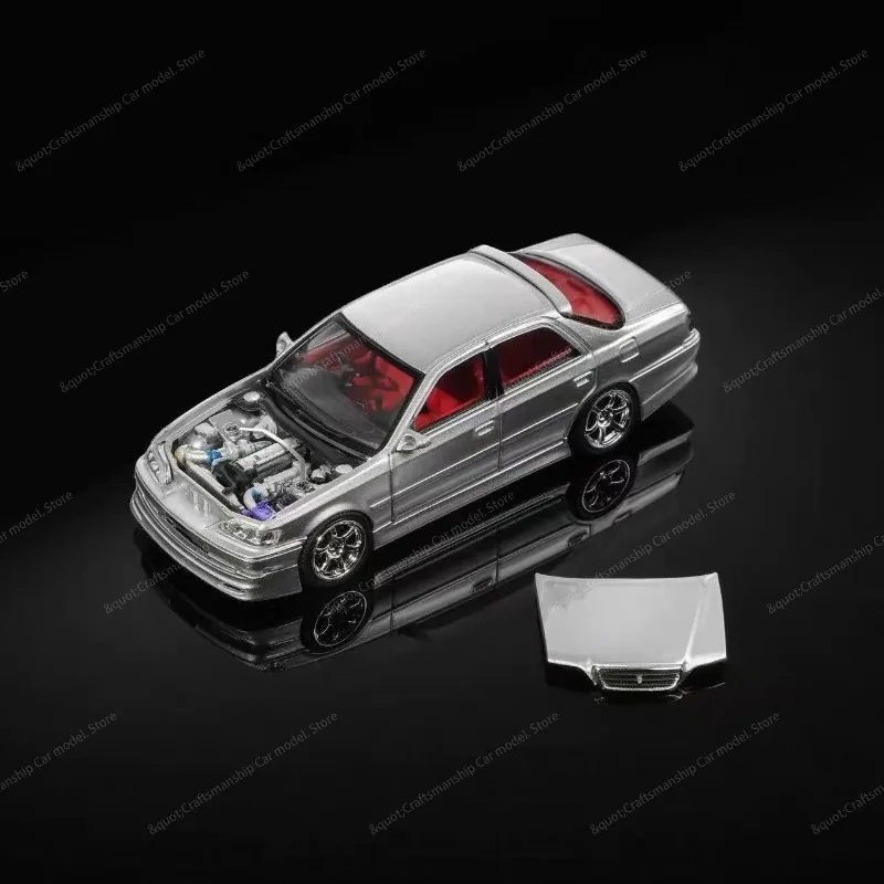 Фото В наличии: MORTAL 1:64 Коллекционная модель автомобиля Toyota CRESTA JZX100 из сплава, имитационная модель, коллекционный сувенир. №3