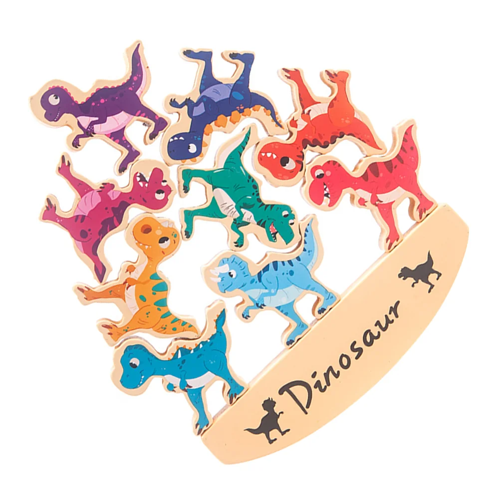

1 Set Children Dinosaur-shaped Building Blocks Stackable Toys Board Blocks Toys