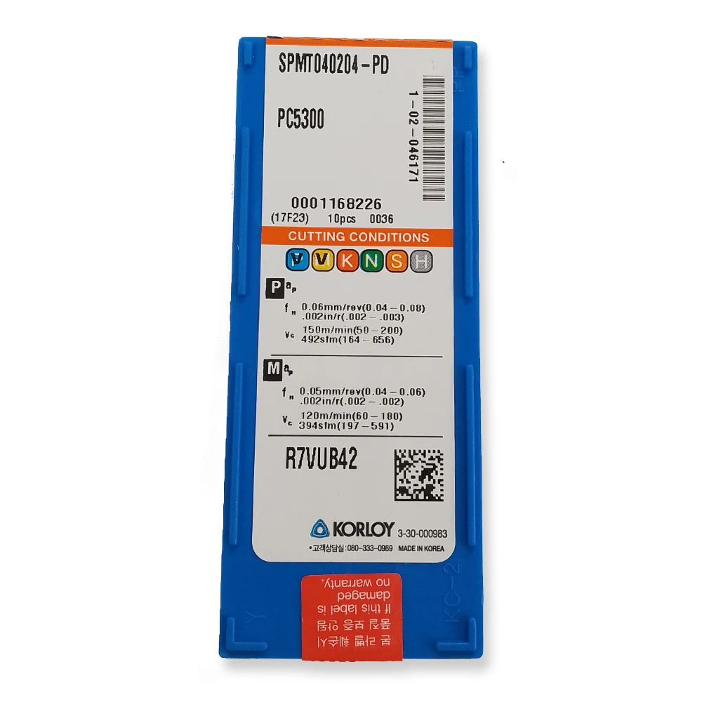 Рисунок 2 - SPMT040204-PD PC5300 карбидные