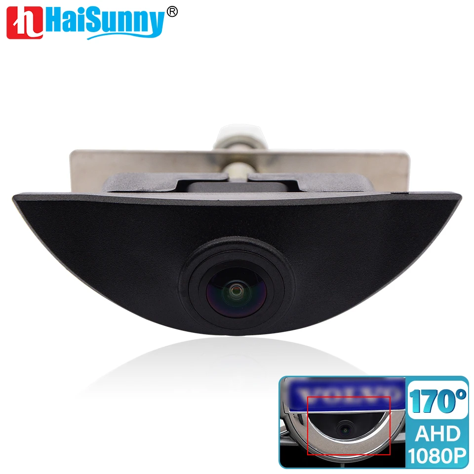 CVBS AHD 1080P 170 ° Камера Переднего Вида Для Volvo V90 V40 V60 70 SL40 SL80 S40 S60 S80 S90 C70 XC60 XC70 XC90 положительная парковка