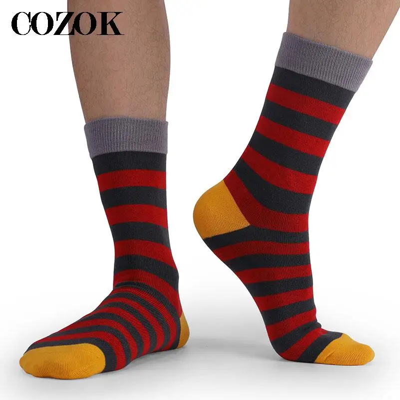 5 Pairs/Lot Stripe Happy Socks Men Women Cotton Funny Crew Socks Personality Female Male Harajuku Skateboard Socks Dropshipping