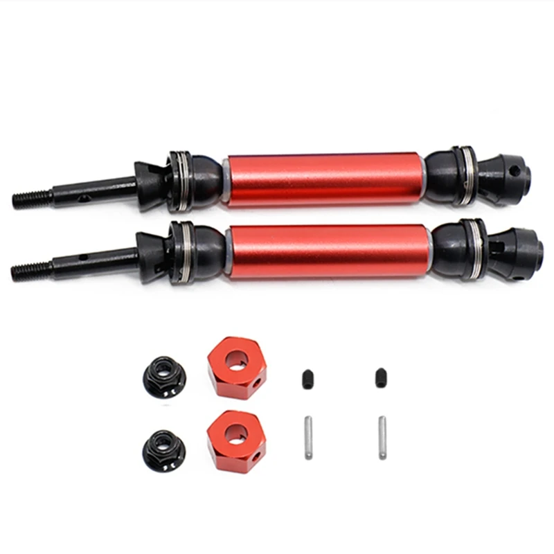 

2Pcs Rear Drive Shaft CVD For 1/10 ECX 2WD Series Ruckus Torment Axe Brutus Circuit AMP RC Car Upgrade Parts